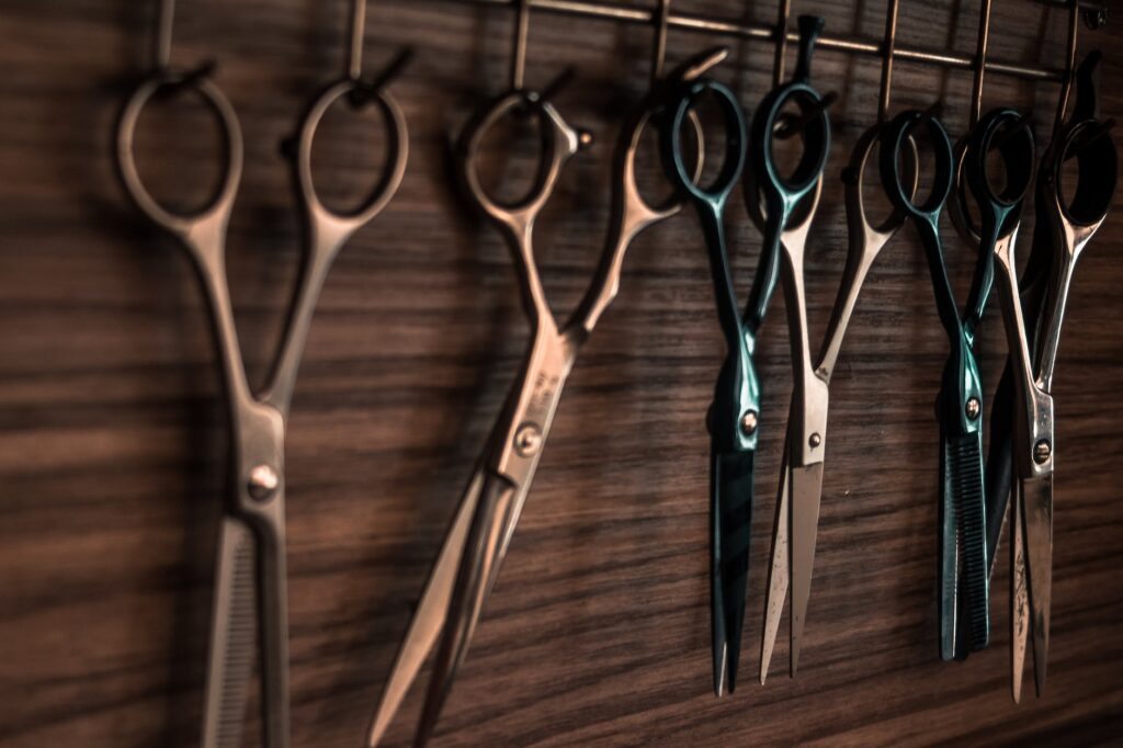 several scissors