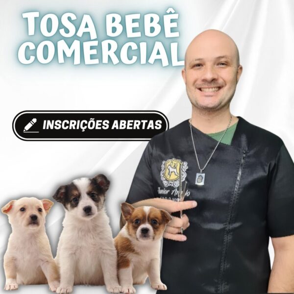 Curso de Tosa Bebê Comercial para PetShop